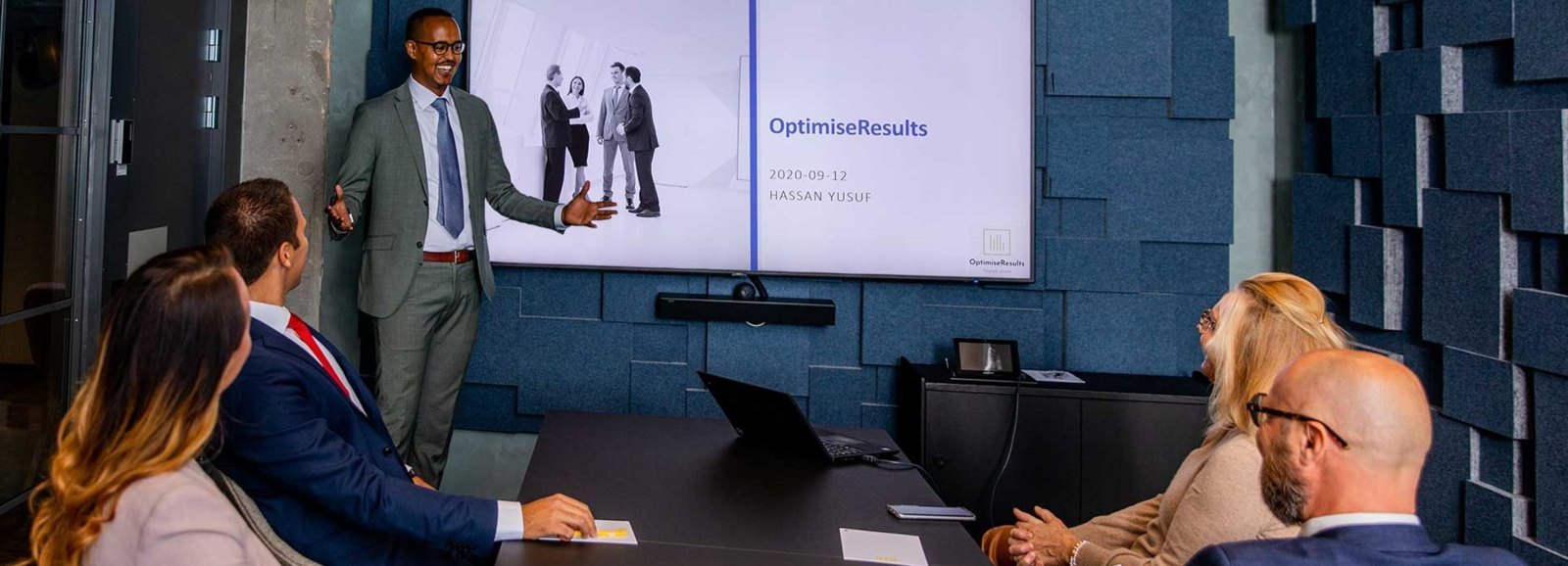 Business presentation from the original Optimise Results website
